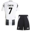 Maglia ufficiale Juventus Chiesa 7 Casa 2024-25 per Bambino